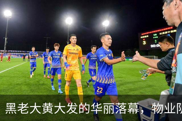黑老大黄大发的华丽落幕，物业阴霾散去的一声巨响